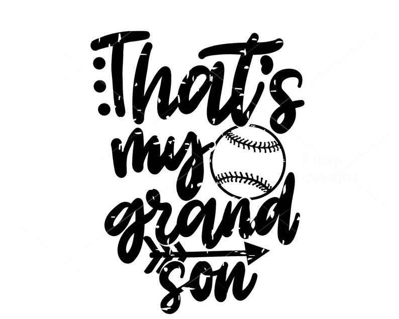 Download That's my grandson Baseball svg Grandma Svg cutting | Etsy