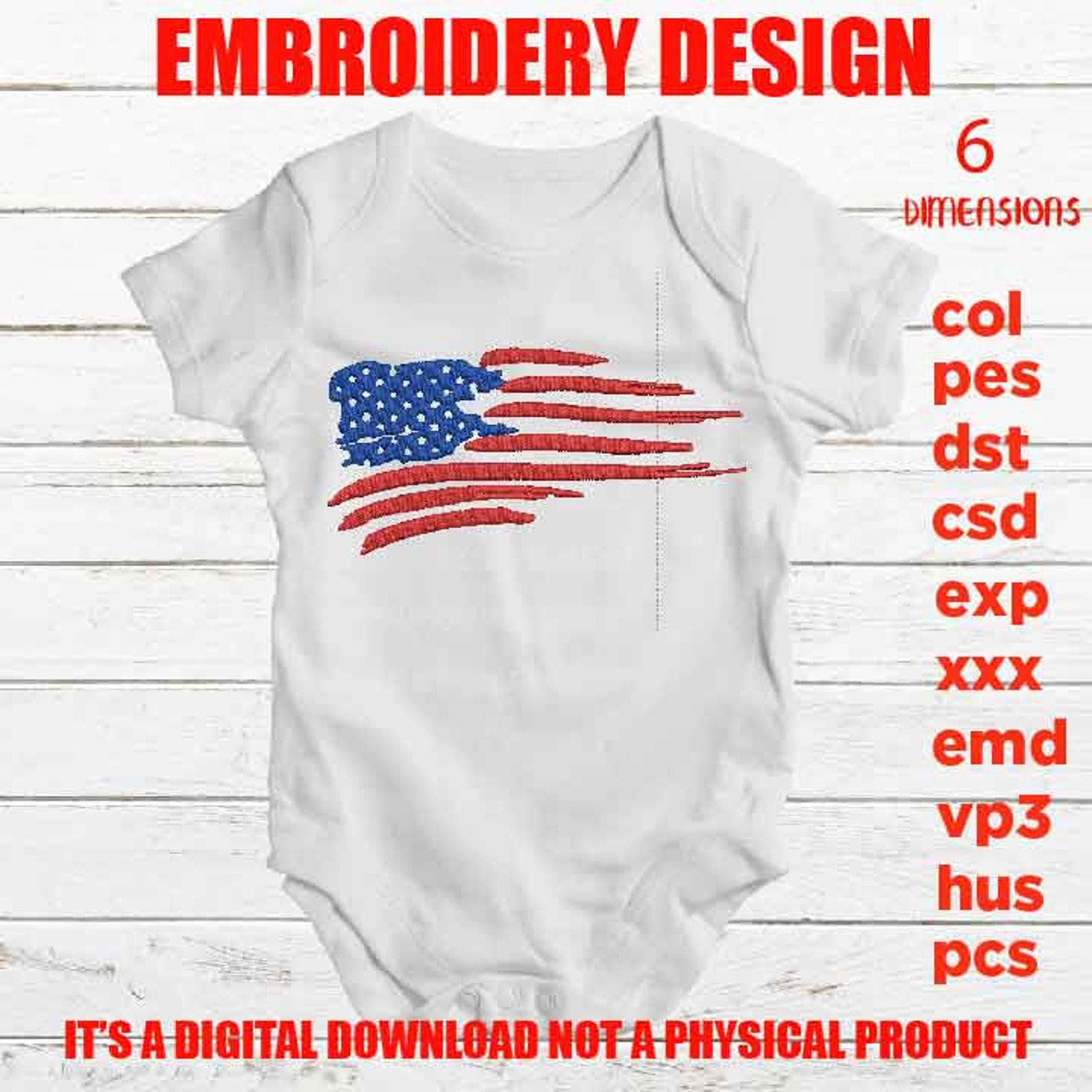 American flag distressed machine embroidery design usa  etsy American flag distressed machine embroidery design usa  etsy