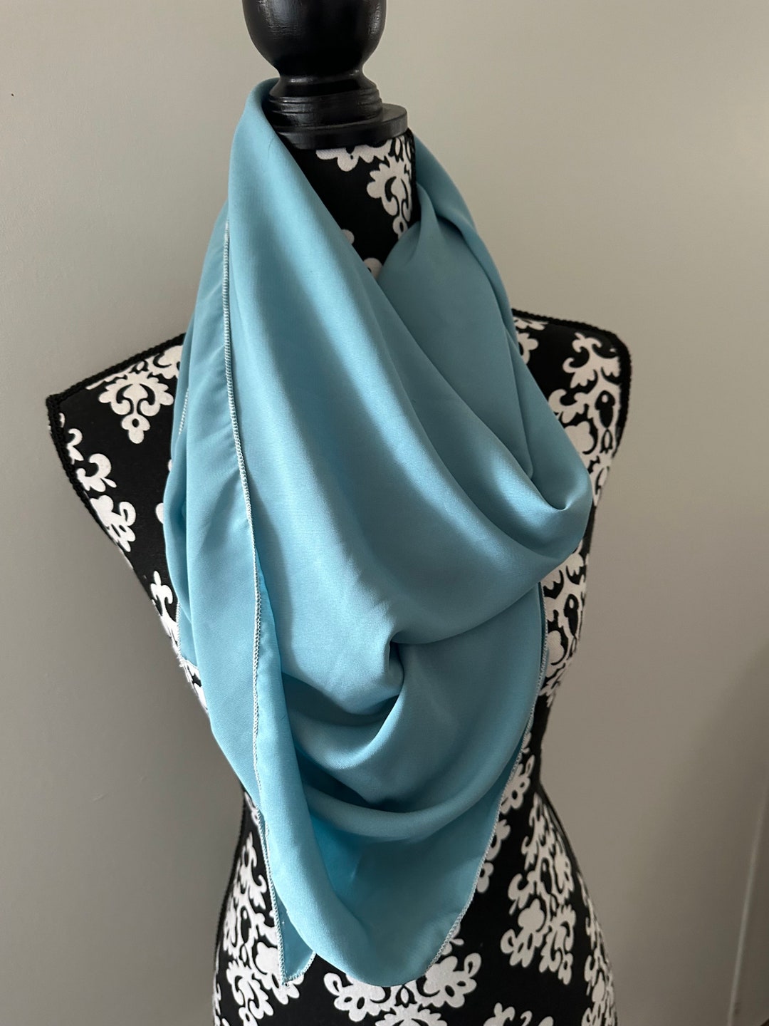 Dixie Blue Rag Solid Blue Wild Rag Made by Wild Wind Rags - Etsy