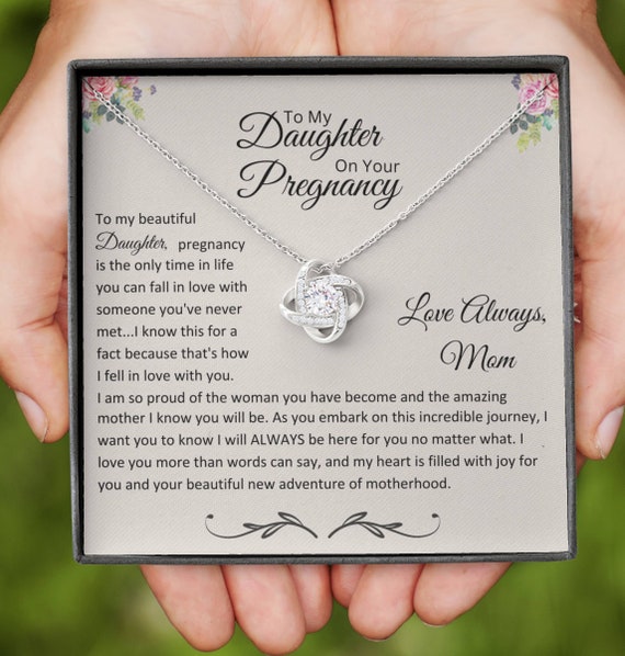 Gift To Daughter On Becoming A Mom - Forever Love Necklace, Personalized  Gift, Gift For Her, Gifts For Mom, New Mom Gift, Mom Gifts, Baby Shower Gift,  Mom To Be, Gift Ideas 