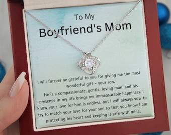Buy Boyfriend Mom Necklace, Gift for Boyfriend Mother, Birthday Gift, Christmas Gift, Mothers Day Gift for Boyfriends Mom, 14kt Gold Fill Silver