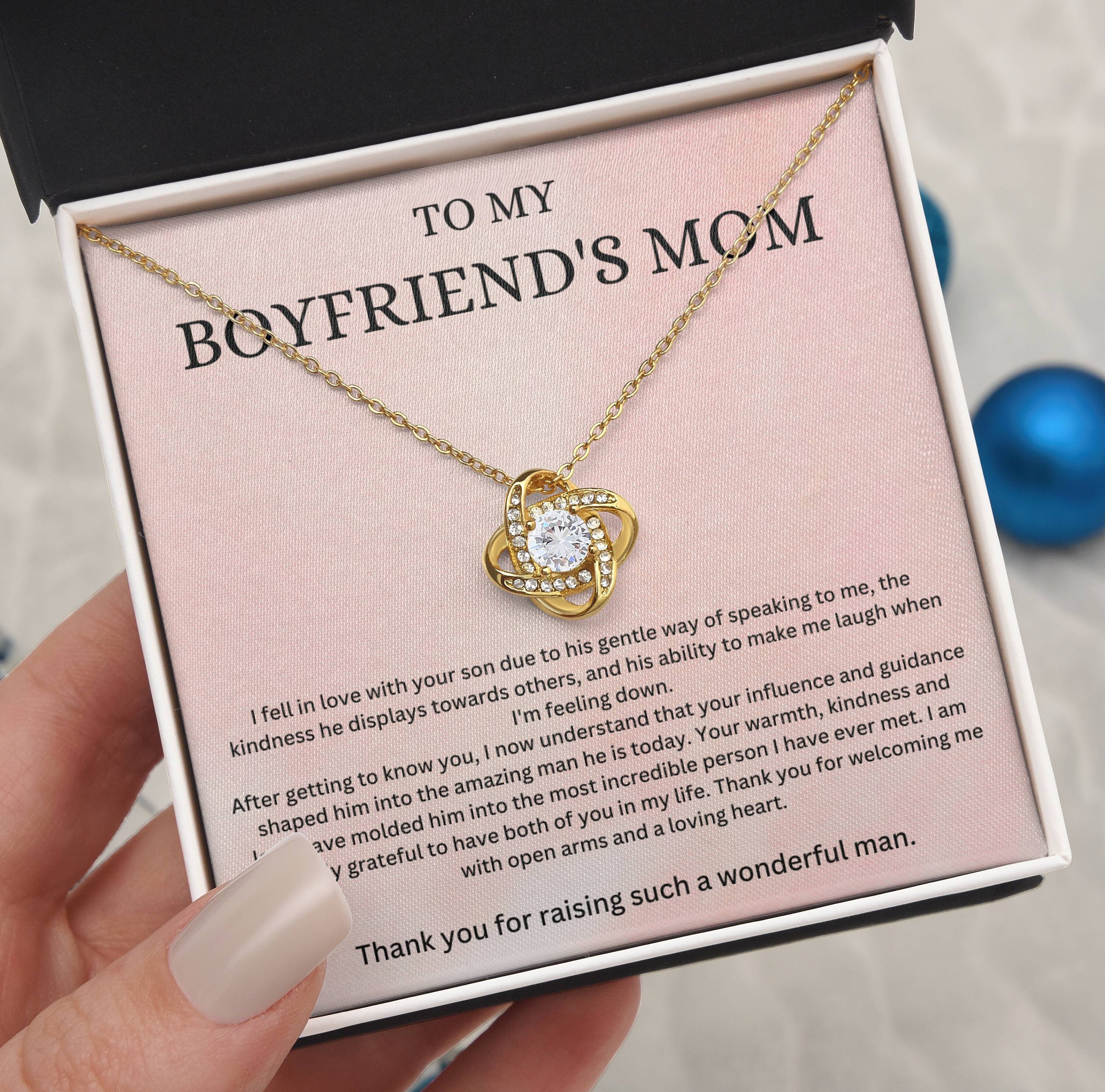 Boyfriends Mom Gift, Mother's Day Gifts for Boyfriends Mom, to My ...