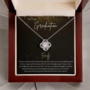 Personalized Graduation Necklace, Graduation Jewelry, Class Of 2025 Gift, Necklace For Daughter, High School & College Senior Gift