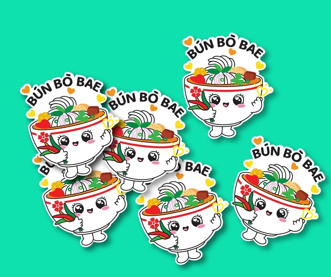 Bun Bo Hue Bun Bo Bae Sticker - Etsy