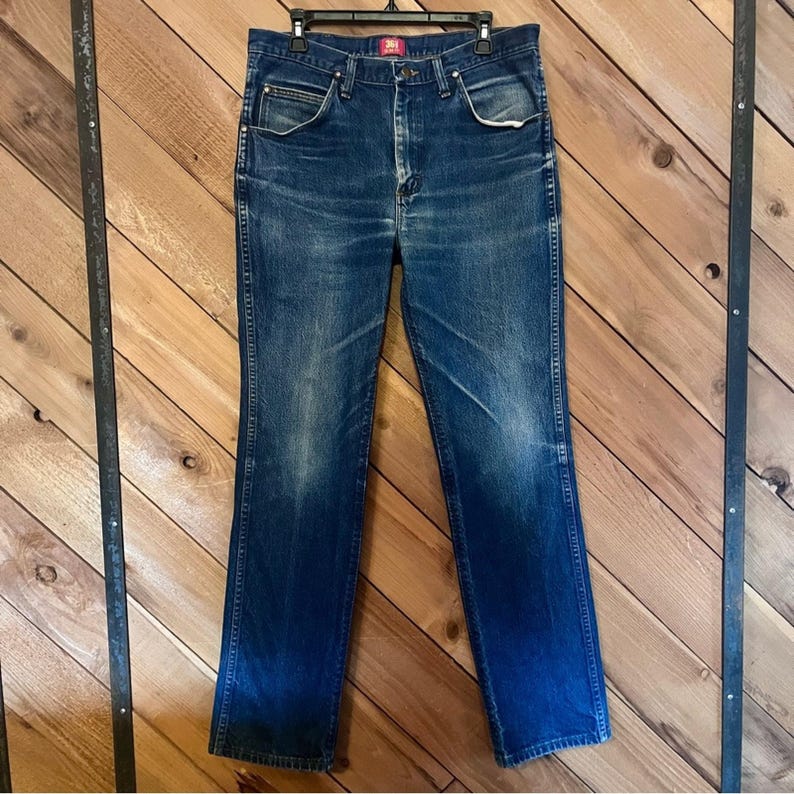 Vintage Wrangler 37MWZ Slim Fit Jeans, Size 35 image 15