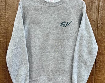 Vintage Gray Stedman Cape Cod Sweatshirt Size Medium - runs small