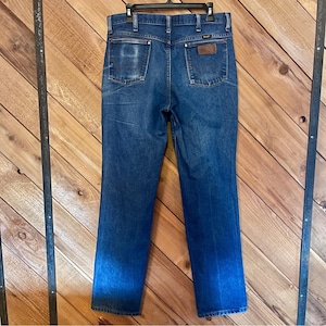 Vintage Wrangler 37MWZ Slim Fit Jeans, Size 35 image 1