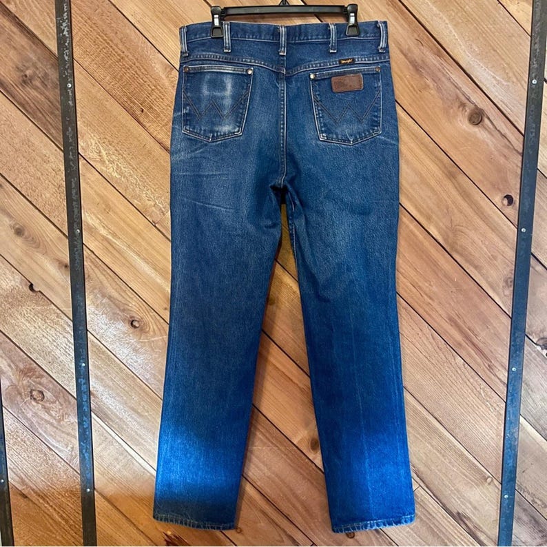 Vintage Wrangler 37MWZ Slim Fit Jeans, Size 35 image 1