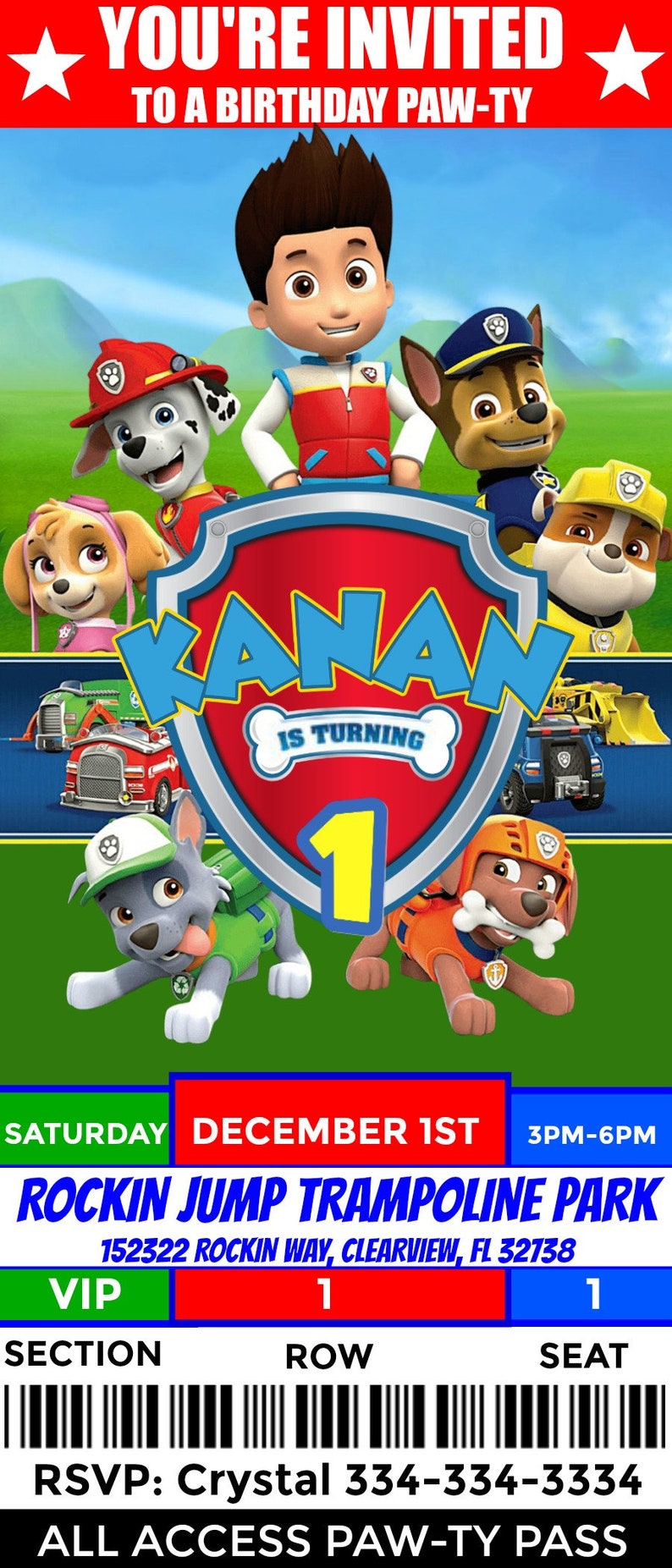 Paw Patrol Einladung Zum Ausdrucken Auf Deutsch