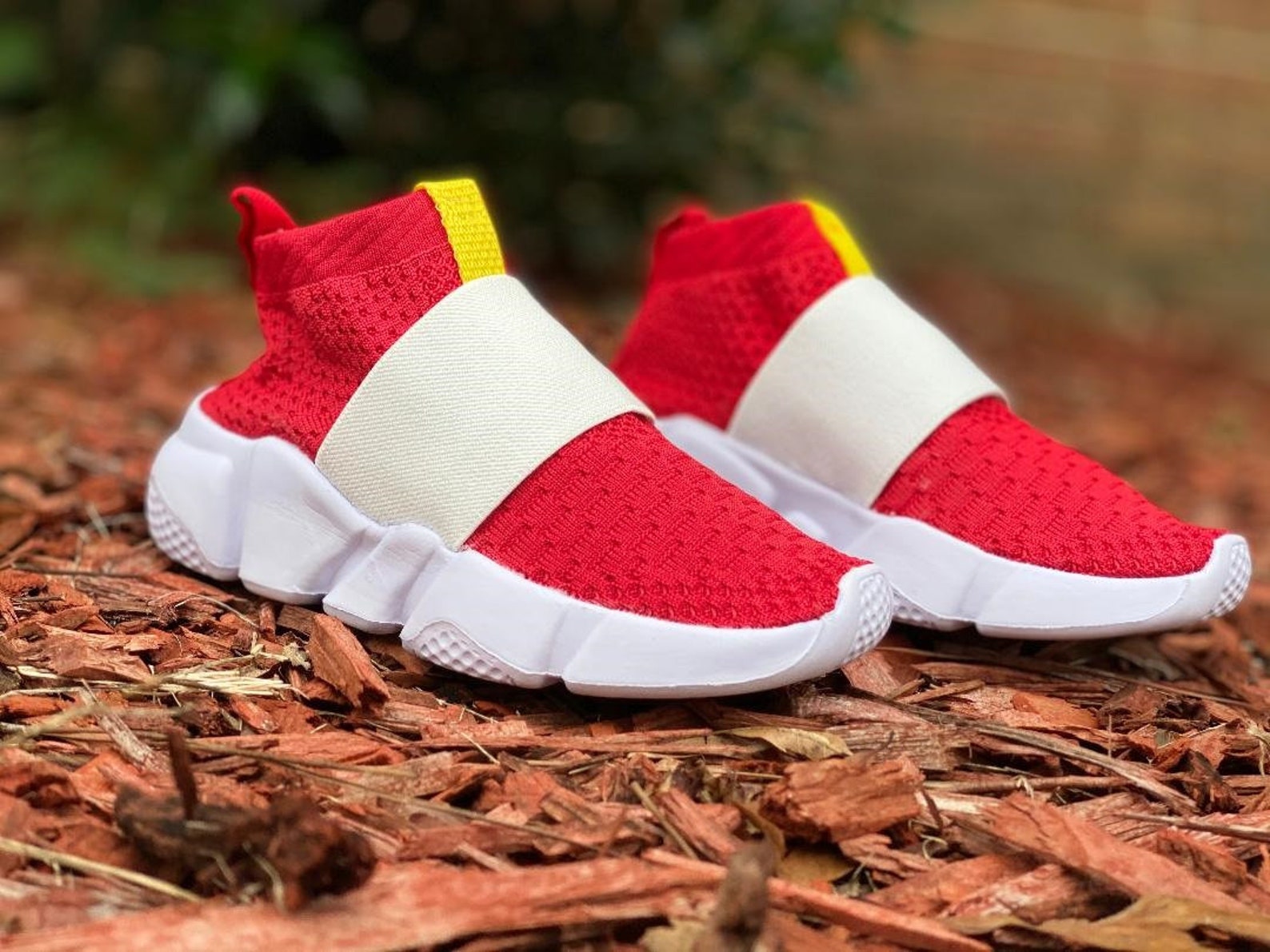 Sonic The Hedgehog Movie Custom Kids Shoe Cosplay Sneakers Etsy