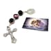 3 Hail Mary Chaplet. Catholic Prayer Beads, Mini Rosary, Pocket Rosary, Three Bead Chaplet, Chaplet, Gemstone Chaplet. 