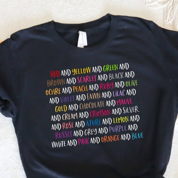 Multicolor Broadway Musical Lovers Shirt for Musical Theatre Fans