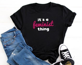 Cute Feminist Equality T-shirt for Empowered Girls