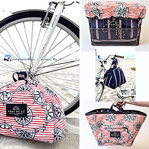 Bicycle Basket Liner, Beach Bag, Tote Bag all in ONE BAG  Waterproof Neoprene !