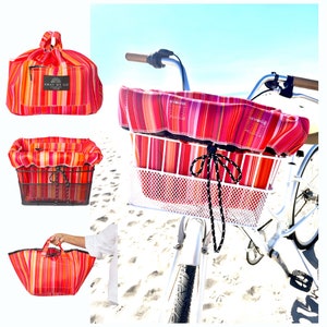 Bike Basket Liner, Beach Bag and Travel Tote all in ONE Bag  New  Waterproof Neoprene