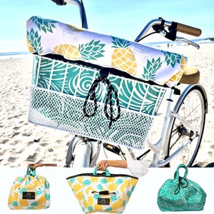 Bike Basket Liner, Beach Bag Travel Tote all in ONE Bag !!!  NEW  Waterproof Neoprene