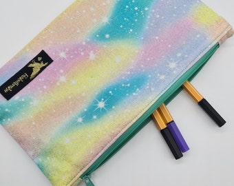 Zippered pocket pencil case "Fairy Dust"