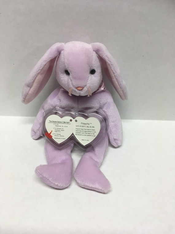 RARE FLOPPITY ERROR Ty Beanie Baby 1996 