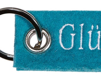 Wool felt keychain, individually personalized, souvenir, gift, driving license, housewarming, birthday, Mother's Day, Father's Day