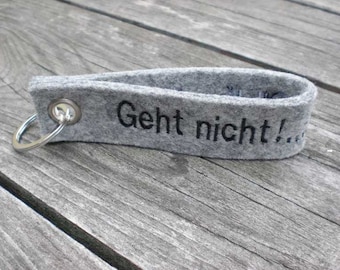 Wool felt keychain, individually personalized, souvenir, gift, driving license, housewarming, birthday, Mother's Day, Father's Day