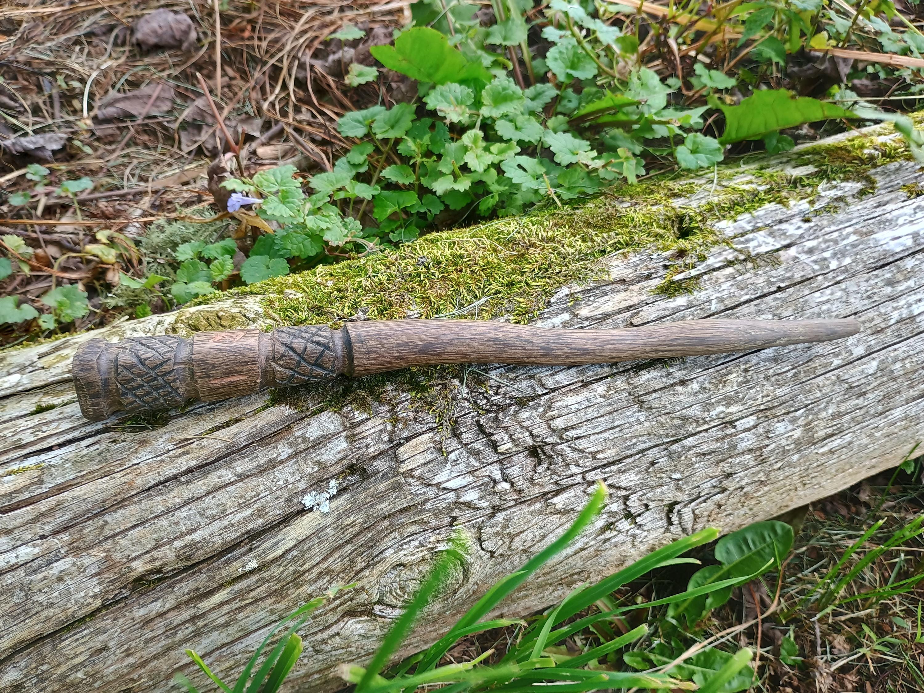 5000 Year Bog Yew Wand