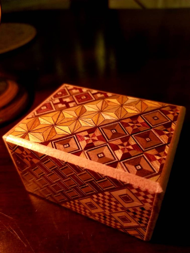Japanese Puzzle Box 12 Steps Etsy