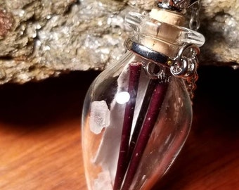 Ogham Charm, Irish Blackthorn with Celtic Sea Salt