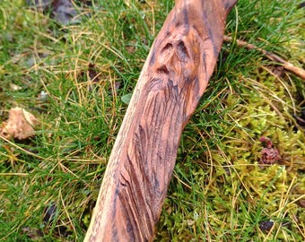 Wood Spirit Wand, Teak