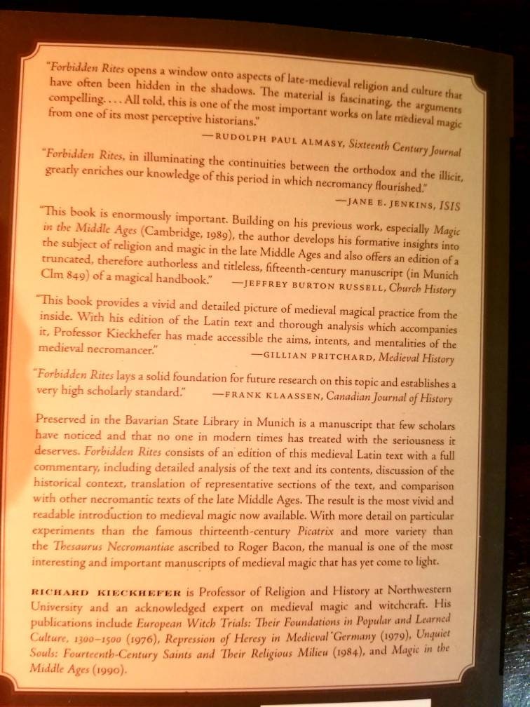 Forbidden Rites, A Necromancers Manual of the Fifteenth Century - Etsy