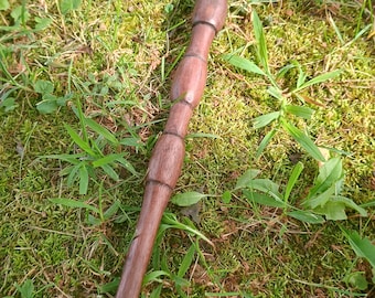 Appalachian Black Walnut Wand with Quartz