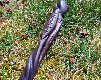 Egyptian Rosewood Rose Wand