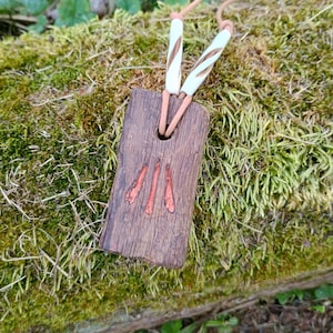 Irish Bog Yew Pendant