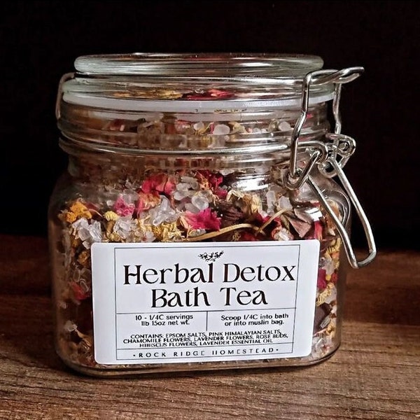 Herbal Detox Bath Tea & foot soak