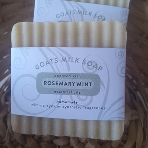 Goats Milk Soap-ROSEMARY MINT