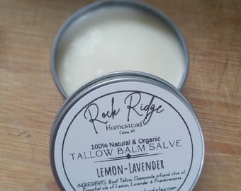 Lemon lavender Tallow Balm Salve