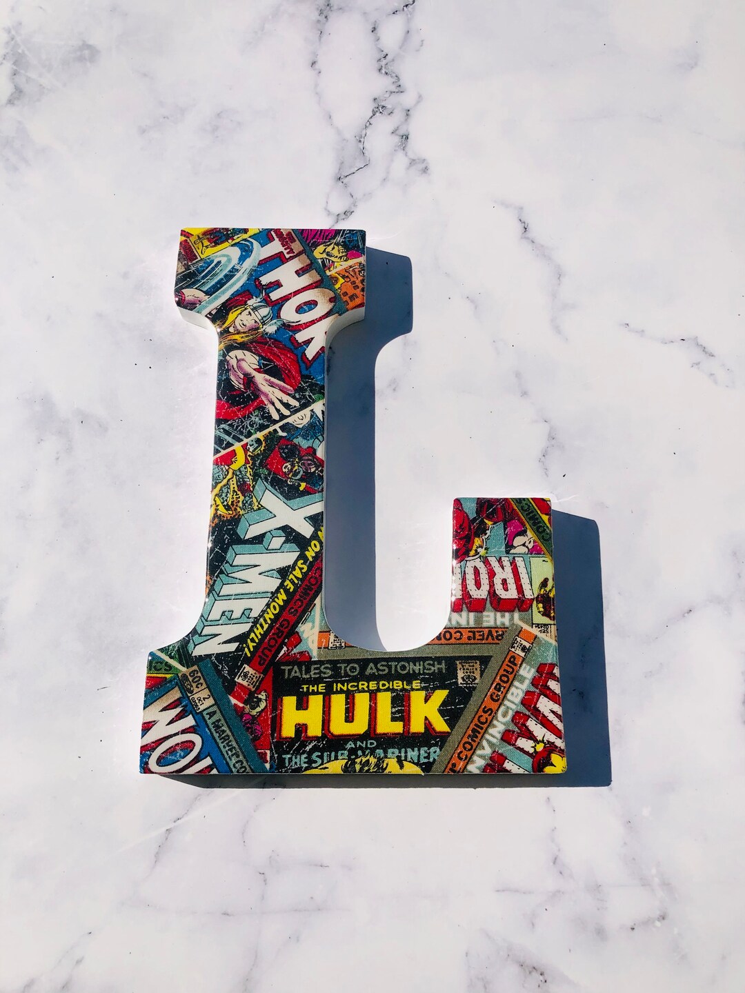 Superhero Wall Letters Wooden Letters Superhero Decor Etsy