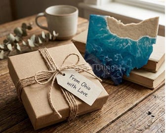 Personalized Ohio Resin Wall State Map | Hometown Wall Art