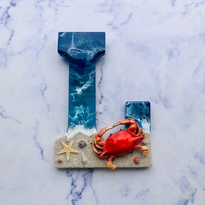 Décoration murale crabe personnalisée | Décoration de crabe, décoration côtière | Art mural crabe des bois | Crabe décoratif marin | Art du crabe du Maryland en forme de crabe | Fait main