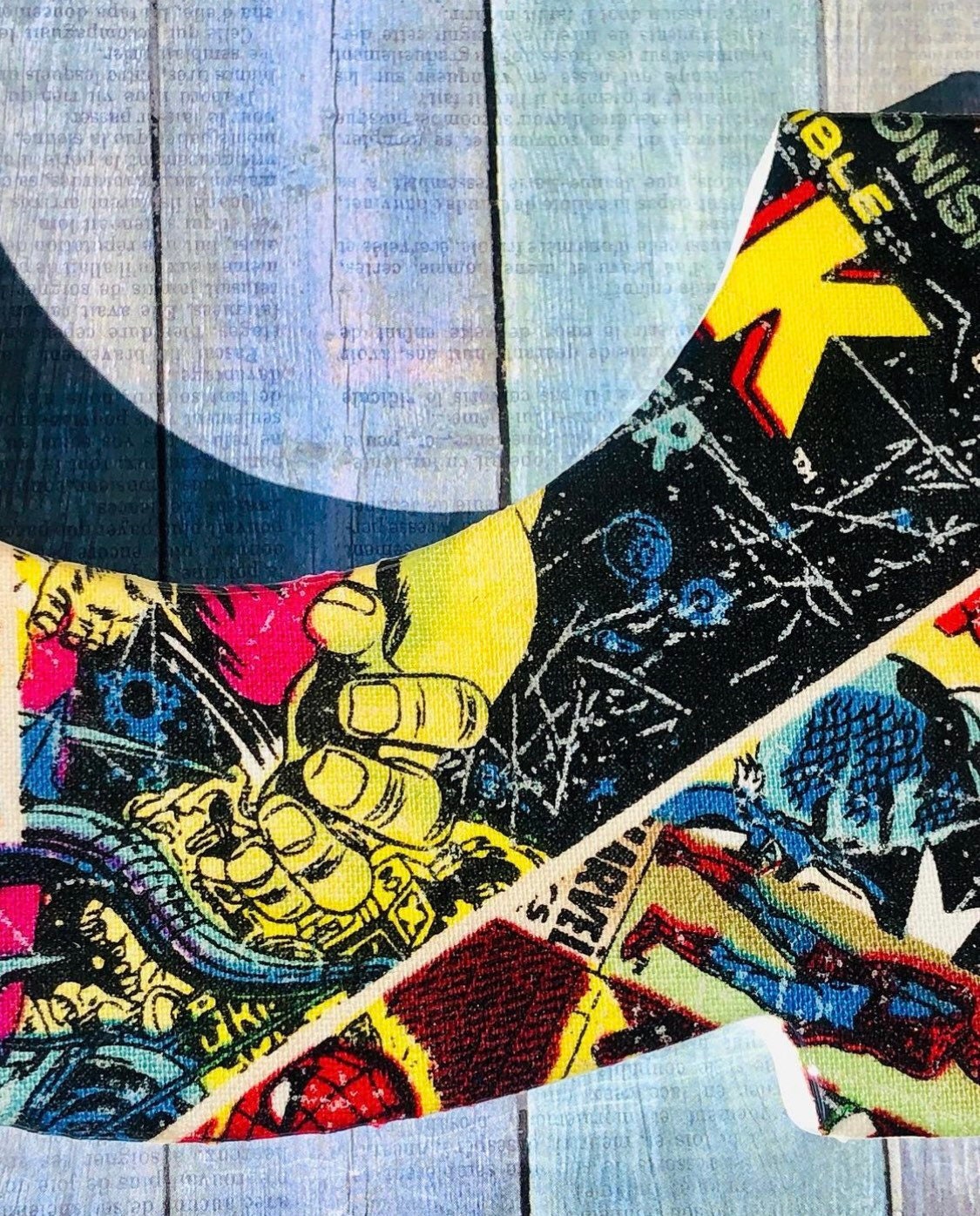 Superhero Wall Letters Wooden Letters Superhero Decor Etsy