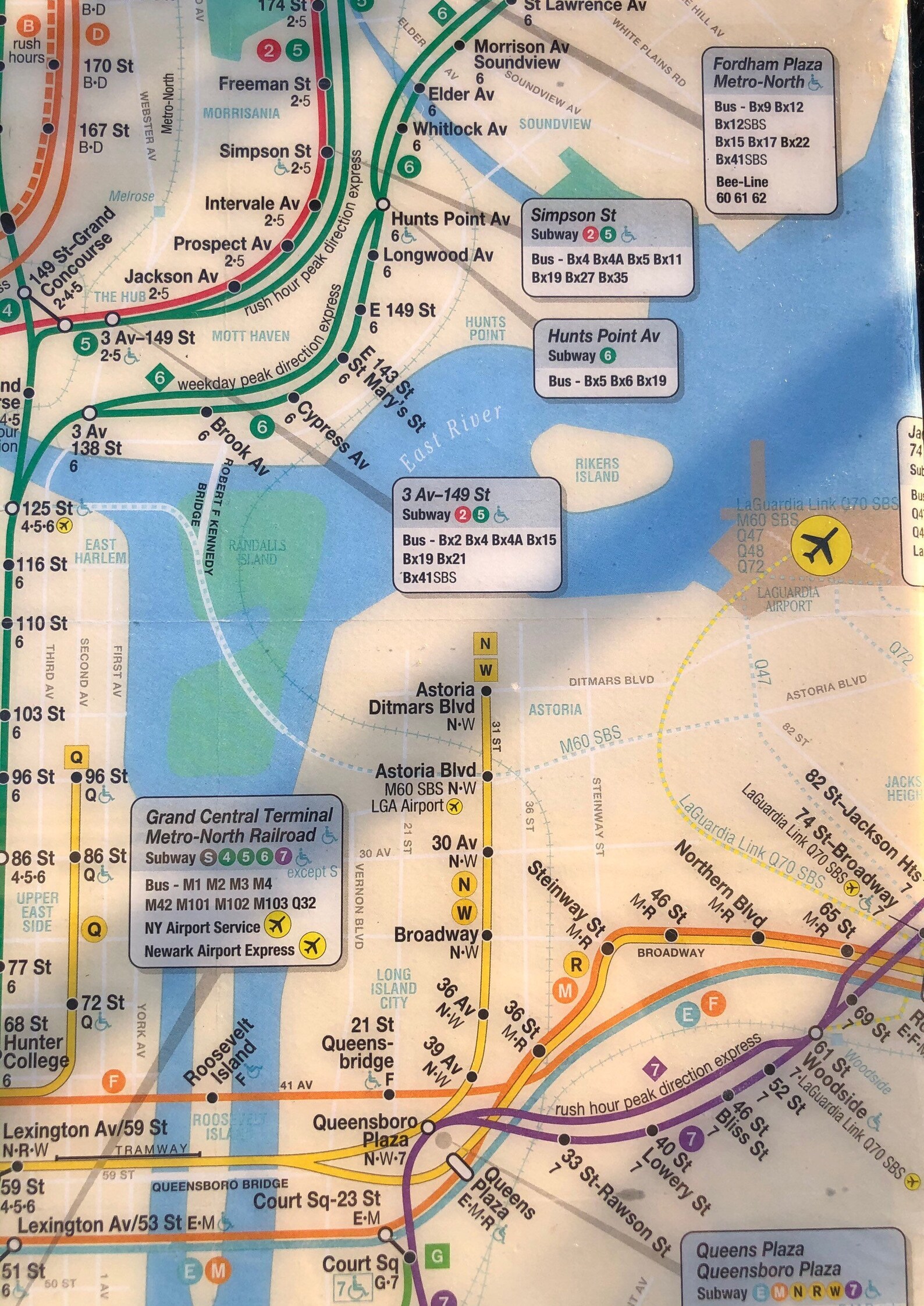 Carte officielle du métro de New York Décor maison Art | Etsy