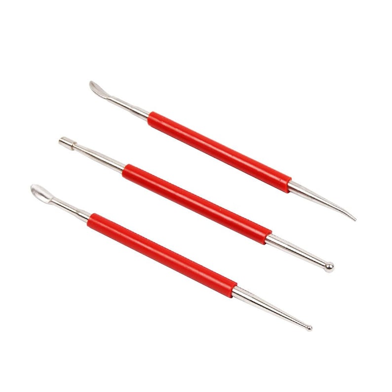 Leather Craft Tool Modeling Point Stylus Modelling Carving Tool Spoon Balls Embossing Carving Blade Press Tool