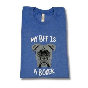 Boxer Tee | Boxer Mom Tee | Boxer Mom T-shirt | Boxer Dad T-shirt | Boxer Lover | Gift for Boxer Lover | Boxer Dad Tee | I Love My Boxer