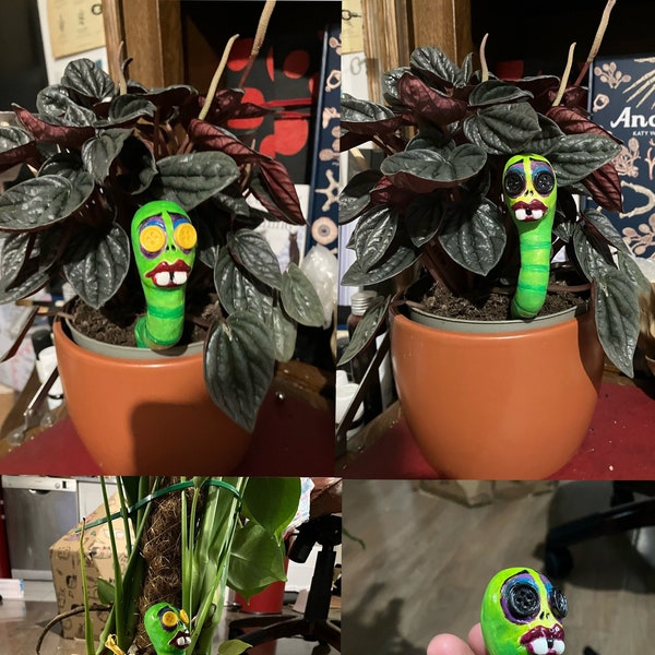 Ver Les Noces Funèbres X Coraline Tim Burton Décoration sculpture figurine gothique plante verte