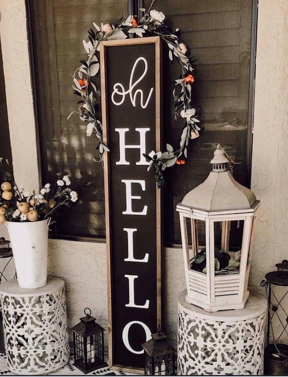 DIY Porch Sign, Vinyl Letters, Vinyl Numbers, Craft Supplies, Custom Vinyl Stickers for DIY Signs, Welcome Sign, Welcome Leaner Sign