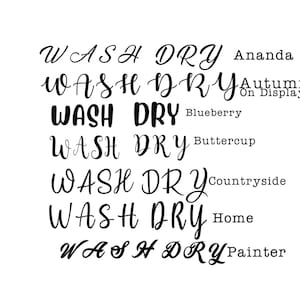Laundry Room Decals, Laundry Stickers, Farmhouse Washer and Dryer Decals, Laundry Room Decor, Laundry Room Wall Sign image 4