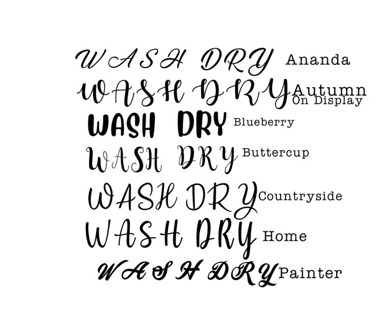 Laundry Room Decals, Laundry Stickers, Farmhouse Washer and Dryer Decals, Laundry Room Decor, Laundry Room Wall Sign image 4