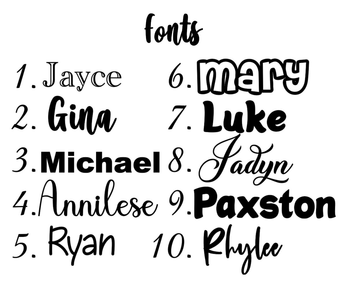 Personalized Name Decals, Custom Name Stickers - Etsy