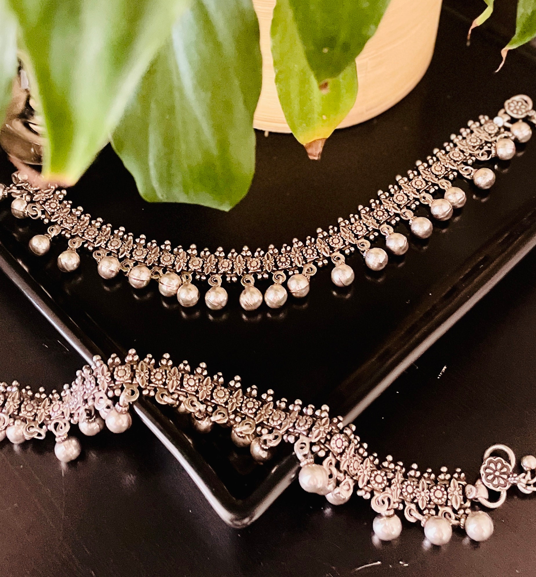 Silver anklets 925 hallmark silver anklets