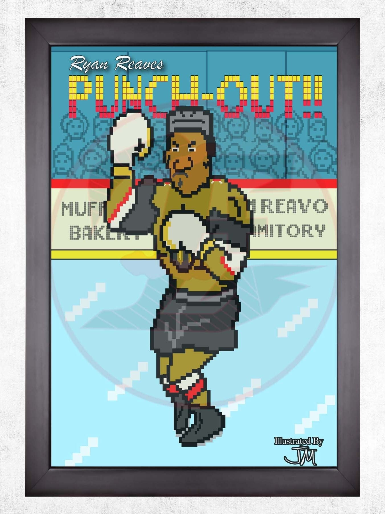 Vegas Golden Knights Cartoon Posters Etsy Hong Kong