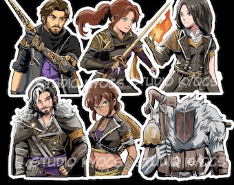 Expedition 33 stickers / magnet / decal / Acrylic charm